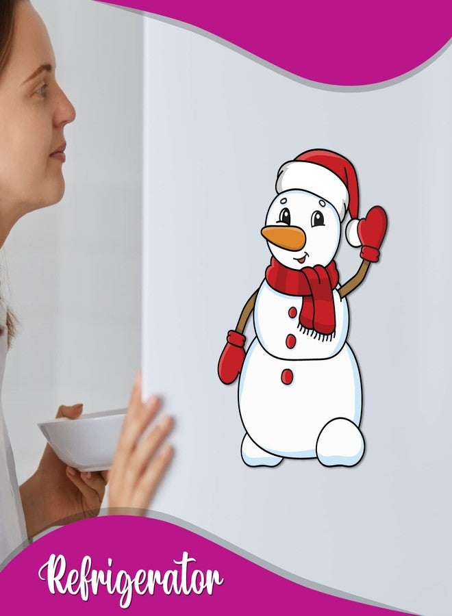 Bhai Please Snowman Wooden Fridge Magnet (Pack of 1) | Cartoon Characters, Movie, TV, Comics, Anime | Fridge Decorations | Gift for Friends, Colleagues, Gen Y | Birthday, Return Gift - Image 4
